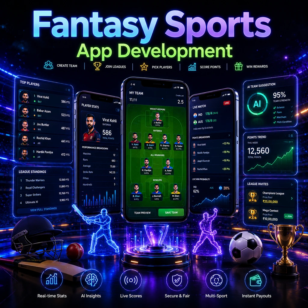 Fantasy sports app development services